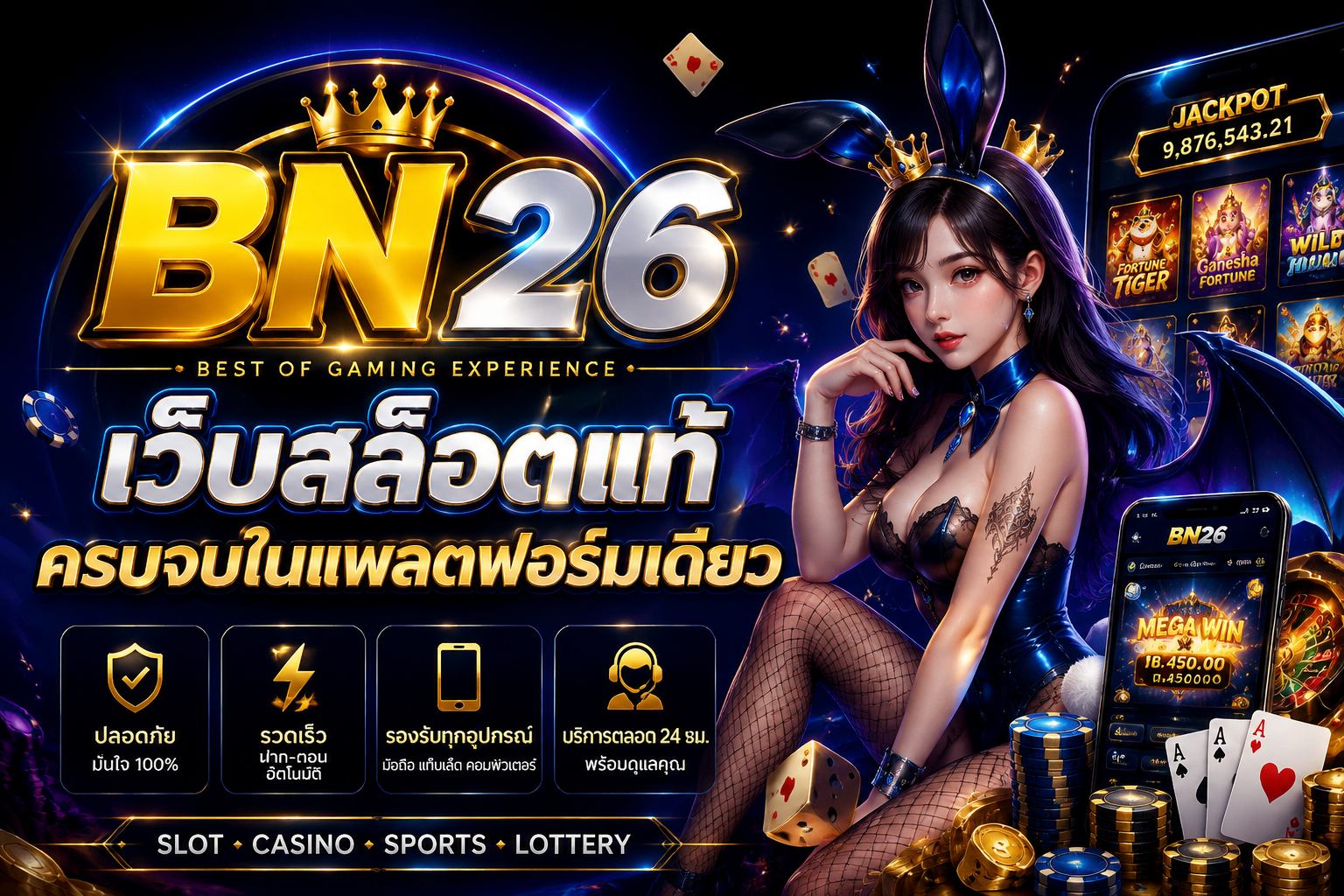 ทำความรู้จัก BN26 เว็บสล็อตแท้ ครบจบในแพลตฟอร์มเดียว
